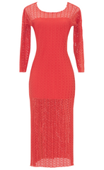 Vestido Largo Coral
