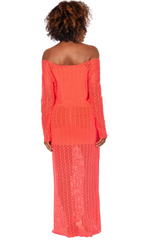 Vestido Largo Coral