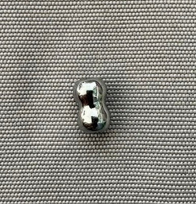 Silver metal clasp