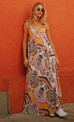 Vestido Largo Multicolor Addi